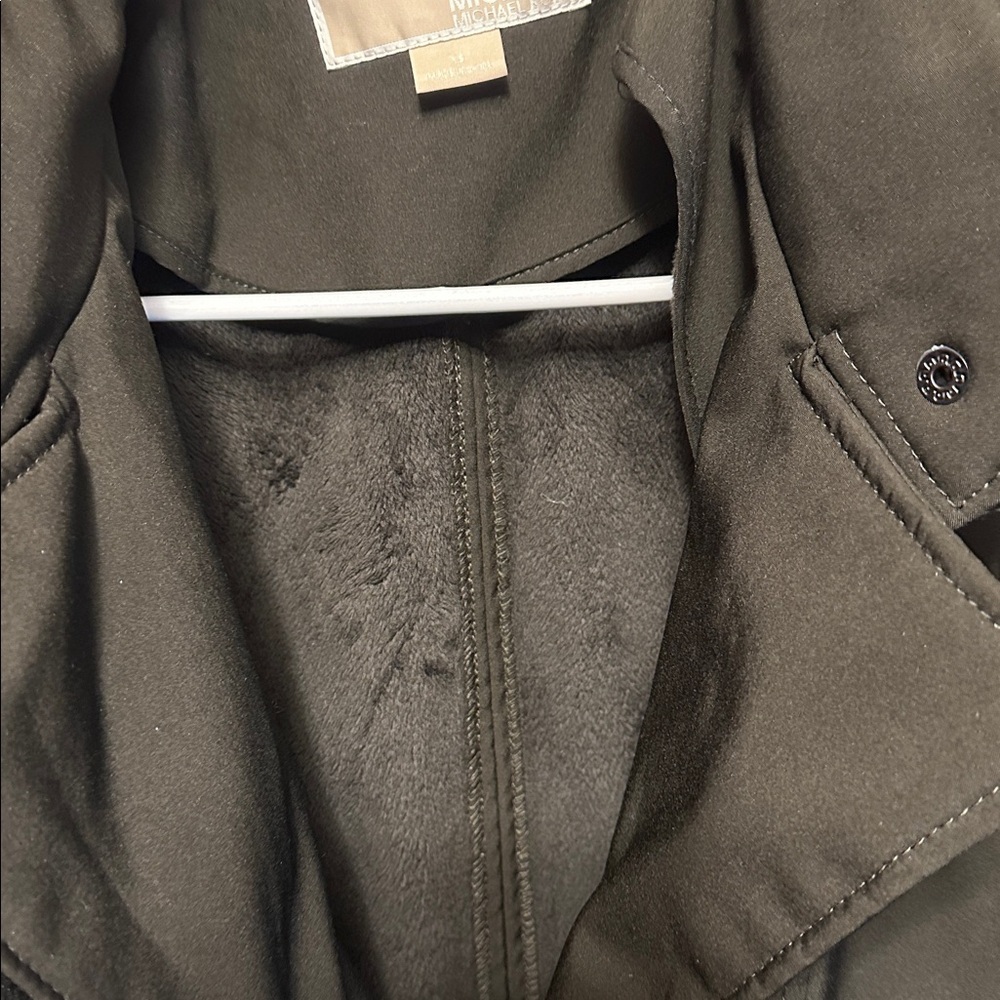 MICHAEL Michael Kors Black Winter Peacoat multiple pockets and hidden hood - XS - Picture 3 of 7